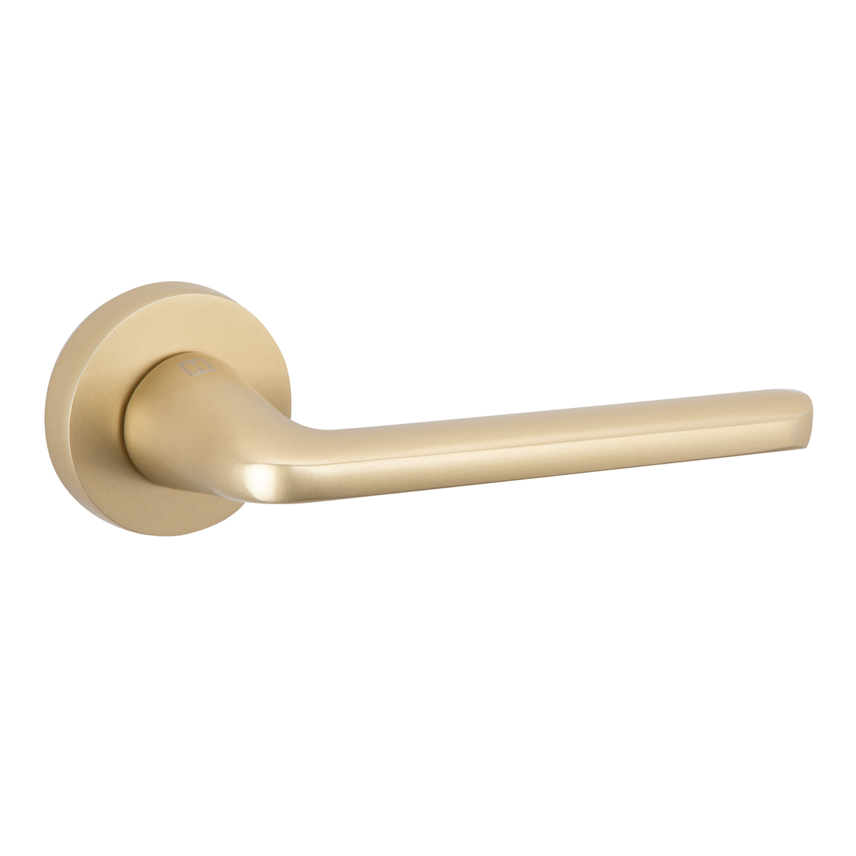 RS-310 matte gold aluminum round rosette door handle