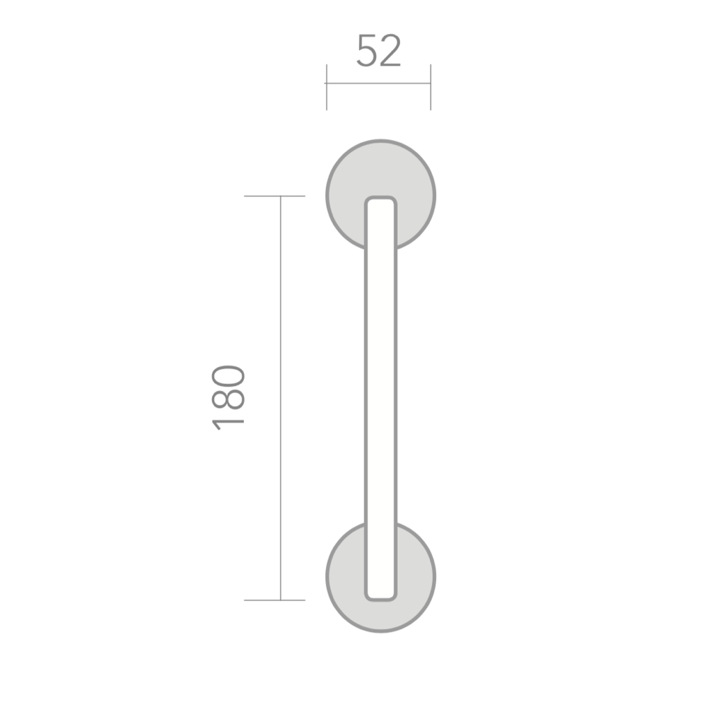 Béquille à rosace carrée en zamak finition nickel combiné modèle 144