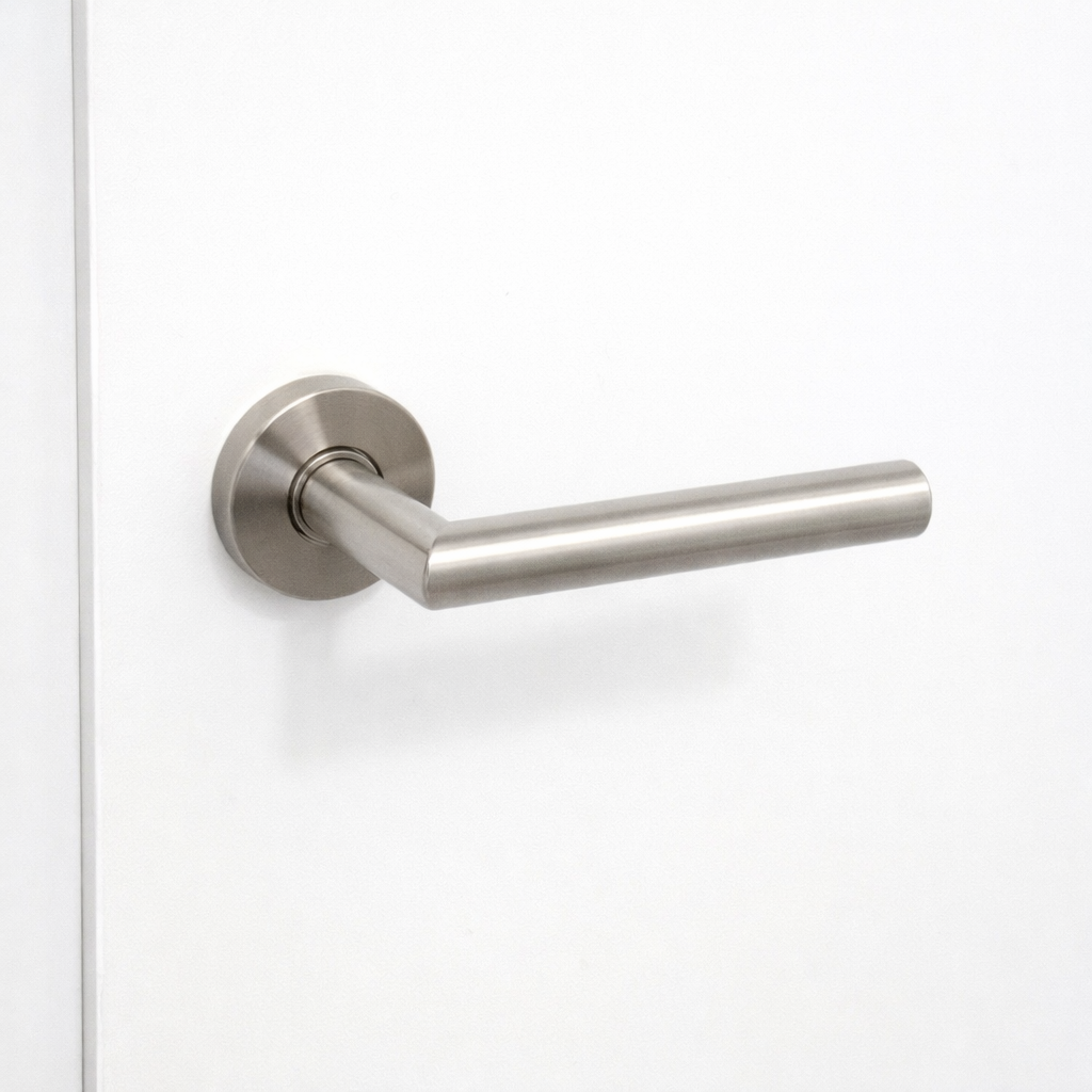 Quick-mount stainless steel handle