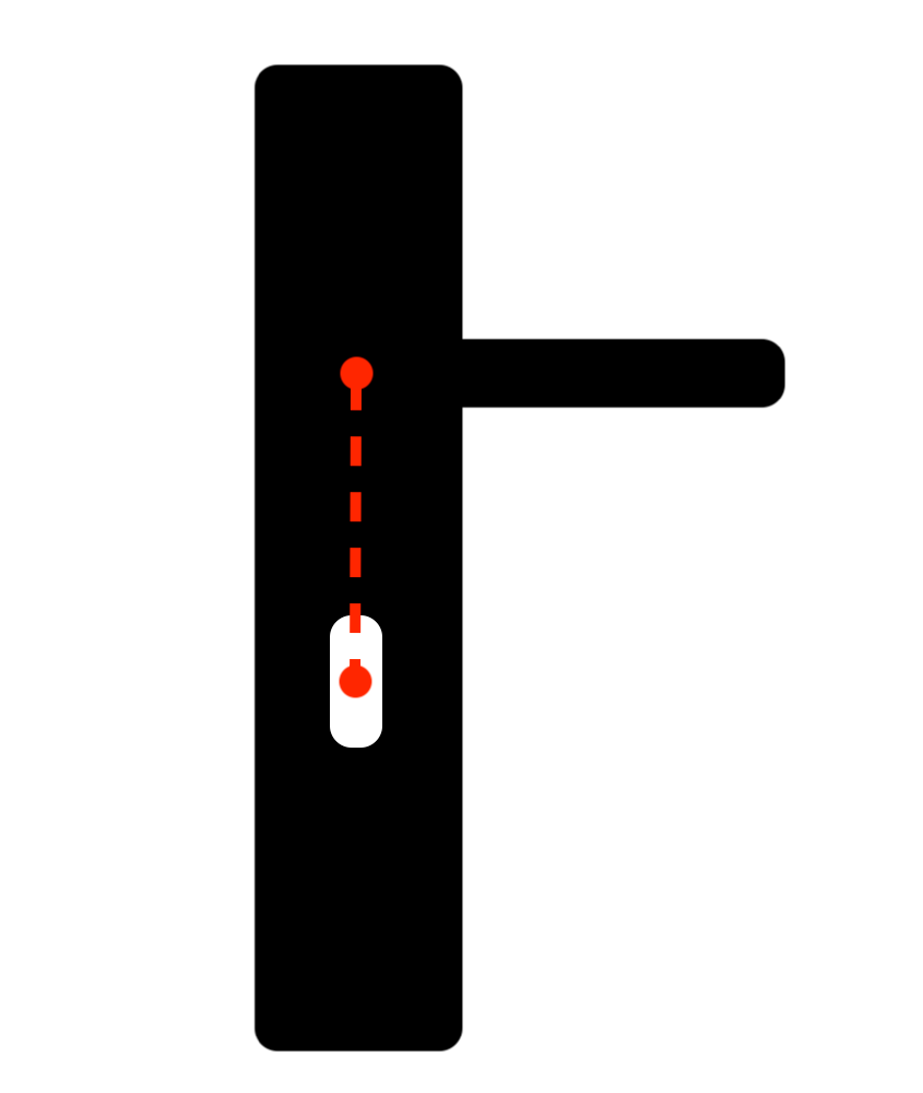 Oval keyhole