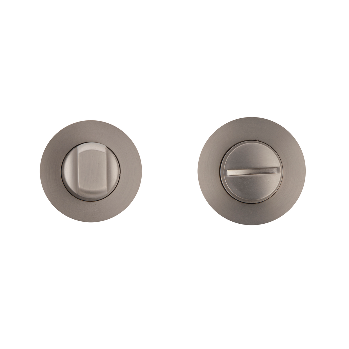 WC-Verriegelung mit runder Rosette 35mm Graphit-Finish
