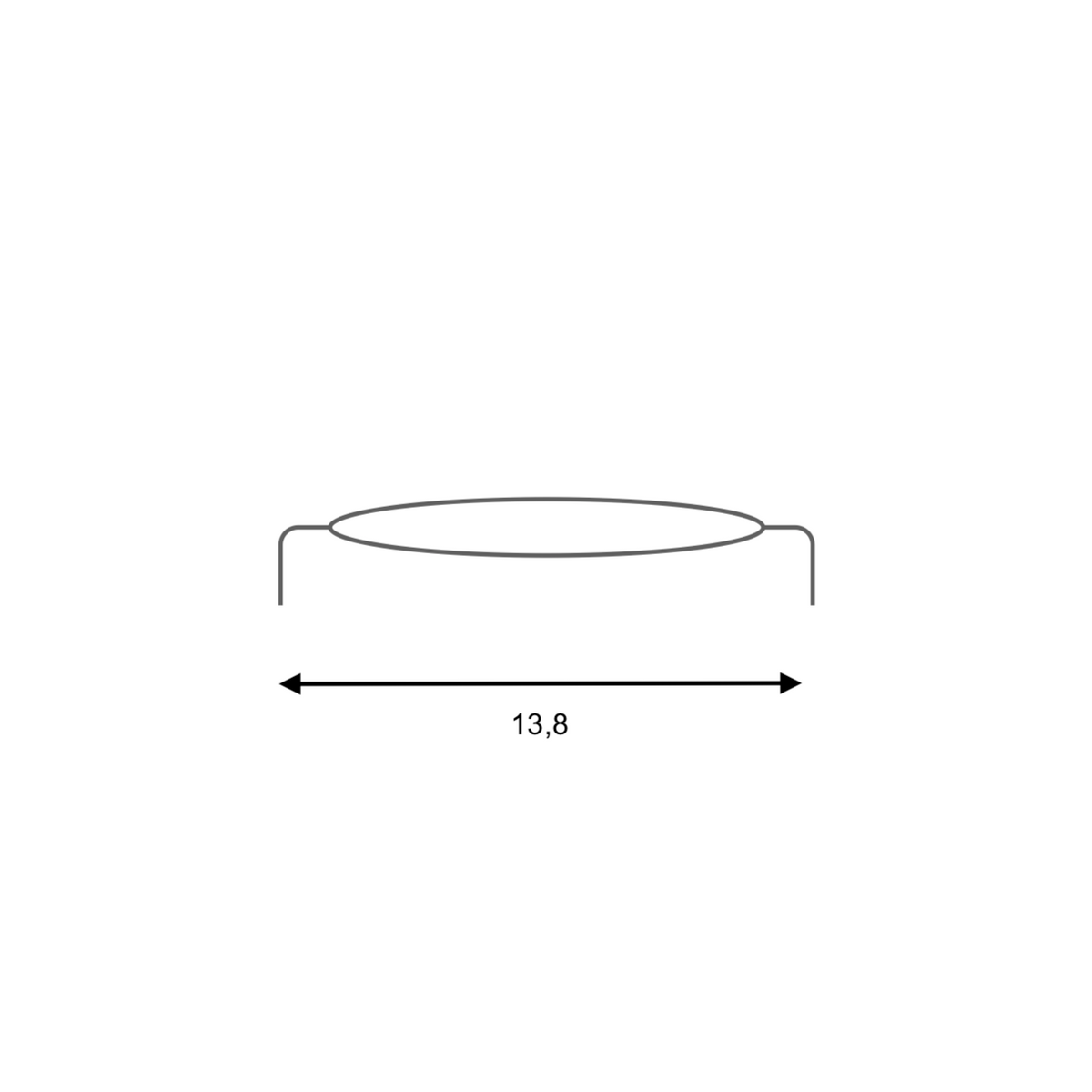 Möbelgriff aus Leder und Porzellan für Möbel und Schränke 128mm Achsabstand