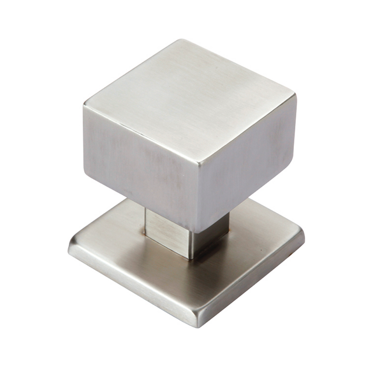 Bouton de porte carré en acier inoxydable pour portes d'entrée